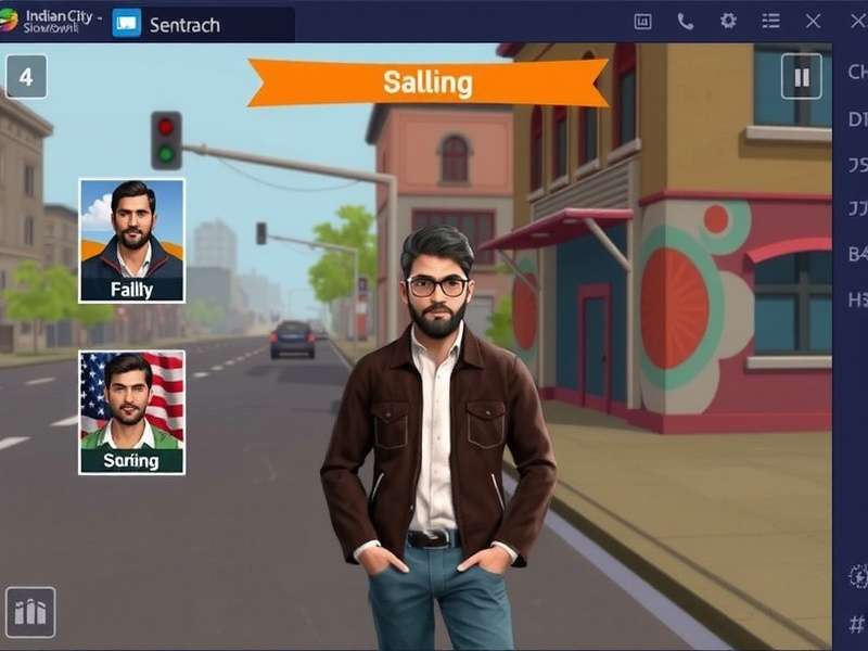 Indian City Showdown Character Selection